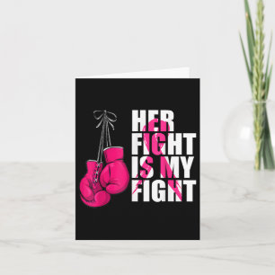 Breast Cancer Awareness Husband Support Squad Kaart