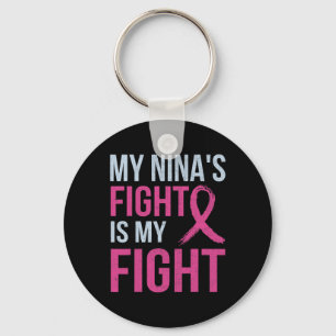 Breast Cancer Awareness Month My Nina's Fight Is M Sleutelhanger