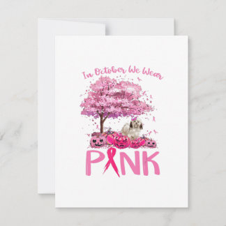 Breast Cancer Awareness October We Wear Pink With Kaart