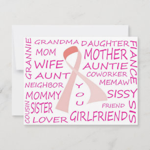 BREAST CANCER AWARENESS PINK RIBBON DESIGN