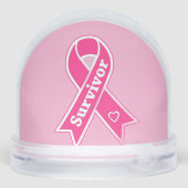 Breast Cancer Awareness  Sneeuwbol (Achterkant)