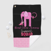 Breast Cancer Awareness Support Squad Golfhanddoek (Insitu)