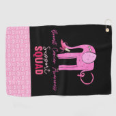 Breast Cancer Awareness Support Squad Golfhanddoek (Horizontaal)