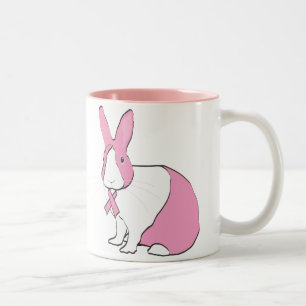 BREAST CANCER BEWUSTMAKING BUNNY TWEEKLEURIGE KOFFIEMOK