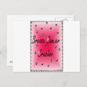 Breast Cancer Crusher Briefkaart (Voorkant / Achterkant)