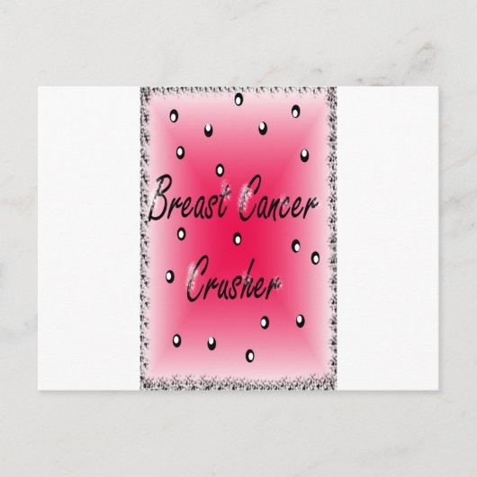 Breast Cancer Crusher Briefkaart (Voorkant)
