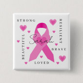 Breast Cancer Empowerment Button (Voorkant)