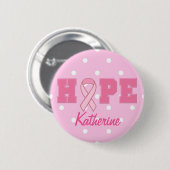 Breast Cancer Hope Button (Voorkant /achterkant)