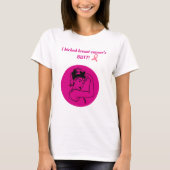 Breast Cancer Pink Kick Butt Woman T-Shirt (Devant)