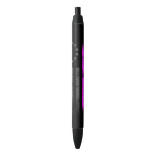 BREAST CANCER Pink Line Betsy Ross Flag Zwarte Inkt Pen