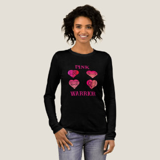Breast cancer pink warrior Tri-Blend shirt