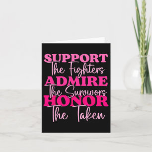 Breast Cancer Support Admire Honor Breast Cancer A Kaart