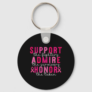 Breast Cancer Support Admire Honor Breast Cancer A Sleutelhanger