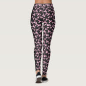 Breast Cancer Support Ribbon Leggings JOUW NAAM (Achterkant)
