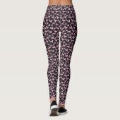 Breast Cancer Support - Zwarte Leggings JOUW NAAM (Achterkant)
