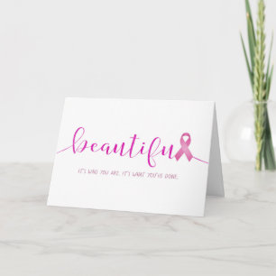 Breast Cancer Survivor You are Beautiful Kaart
