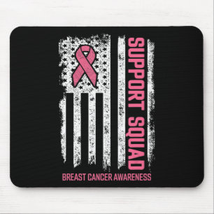 Breast kanker Shirten Support Squad Breast Cancer Muismat