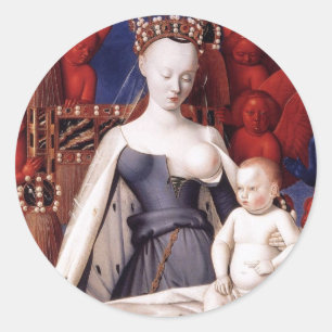BREAST VAN MAART RONDE STICKER