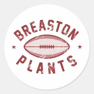 Breaston Planten Fantasy Football Ronde Sticker
