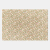 Breath Flowers Boho Chic Baptism Wedding Inpakpapier Vel (Voorkant 3)