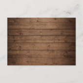 Breath Mason Jar Lights Wedding Reception Informatiekaartje (Achterkant)