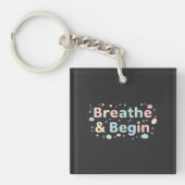 Breathe & Begin Pastel Keychain (voorkant)