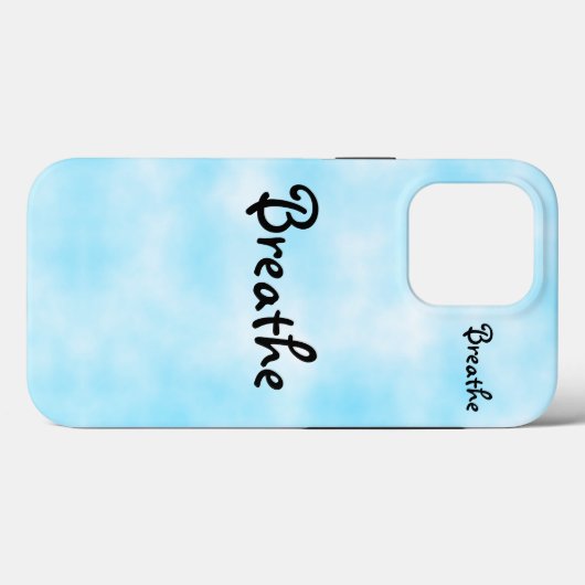 Breathe Case-Mate iPhone Case (Achterkant (horizontaal))