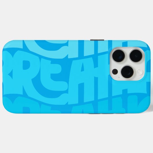 Breathe Case-Mate iPhone Case (Achterkant (horizontaal))