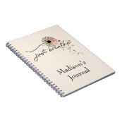 Breathe Dandelion Butterfly Carnet Journal (Côté Droit)