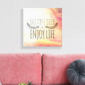 Breathe Deep Canvas Afdruk (Insitu (Woonkamer))