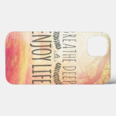 Breathe Deep Case-Mate iPhone Case (Achterkant (horizontaal))