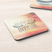 Breathe Deep Drankjes Onderzetter (Linkerzijde)