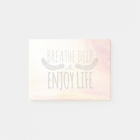 Breathe Deep Post-it® Notes (Voorkant)