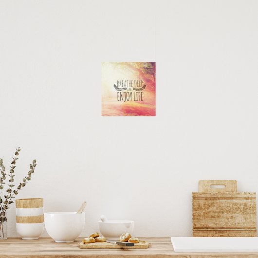 Breathe Deep Poster (Keuken)
