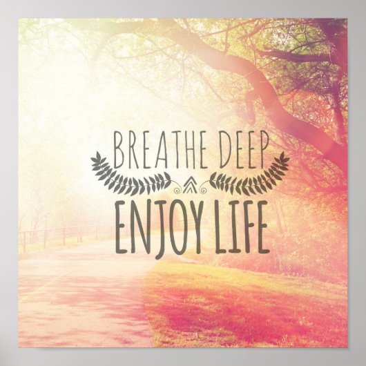 Breathe Deep Poster (Voorkant)