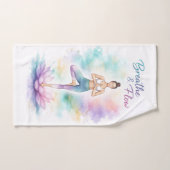 Breathe & Flow - Serviette de mouvement en pleine (Serviette à main)