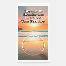 Breathe In Breathe Out Recovery Slogan Sunrise Servet