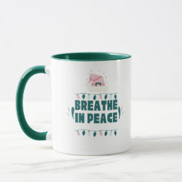 “Breathe in Peace” Minimalist Zen Mug Mok