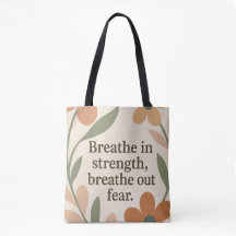 Breathe In Strength Zwangerschap Affirmatie Boho