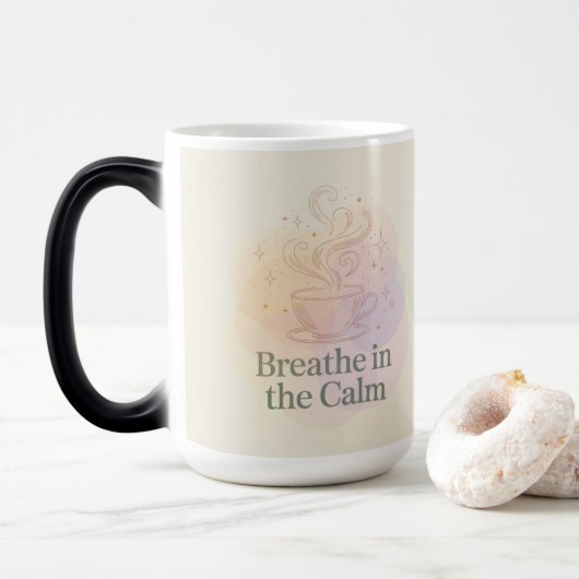 Breathe In The Calm Morphing Mug (Avec donut)