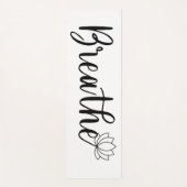 Breathe-Lotus Bloem-Wildbloem Yogamat (Voorkant)