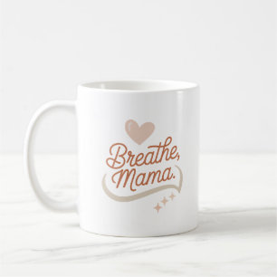 Breathe Mama - Minimalistische Nieuwe Moeder Mok