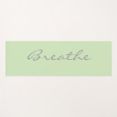 Breathe Modern Script Yogamat (Voorkant (horizontaal))