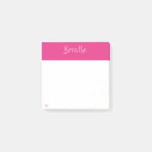 BREATHE Post-It notes