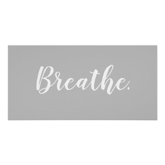 Breathe Poster (Devant)