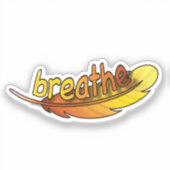 Breathe  sticker (Voorkant)