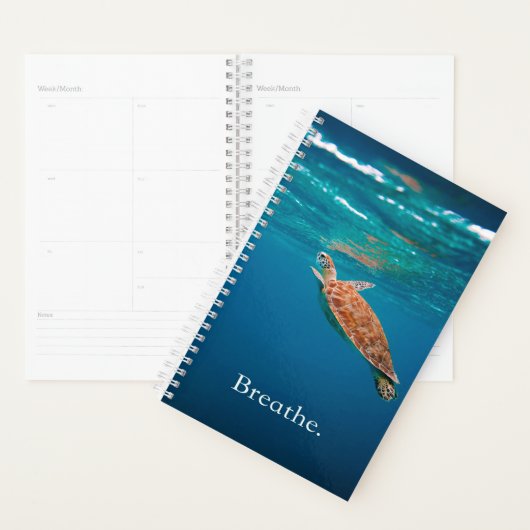 Breathe Turtle | Tortue de mer | Turtle Lover (Devant avec enveloppe)