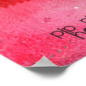 - BREATHE - Typographie Art Peinture Poster Imprim (Coin)