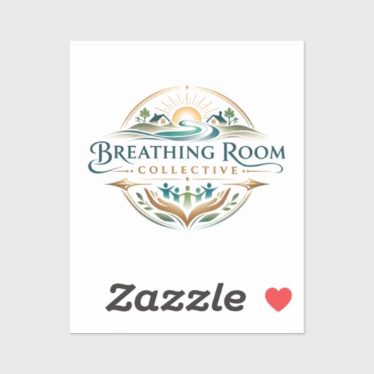 Breathing Room Collective Logo Sticker (Feuille)