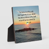 BREATHTAKING JOHN 3:16 SUNRISE FOTOPLAAT (Voorkant)